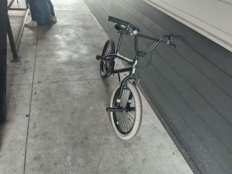 Black BMX Bike with White Tires