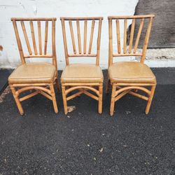 Three (3) Matching Mid-Century Modern Chairs 