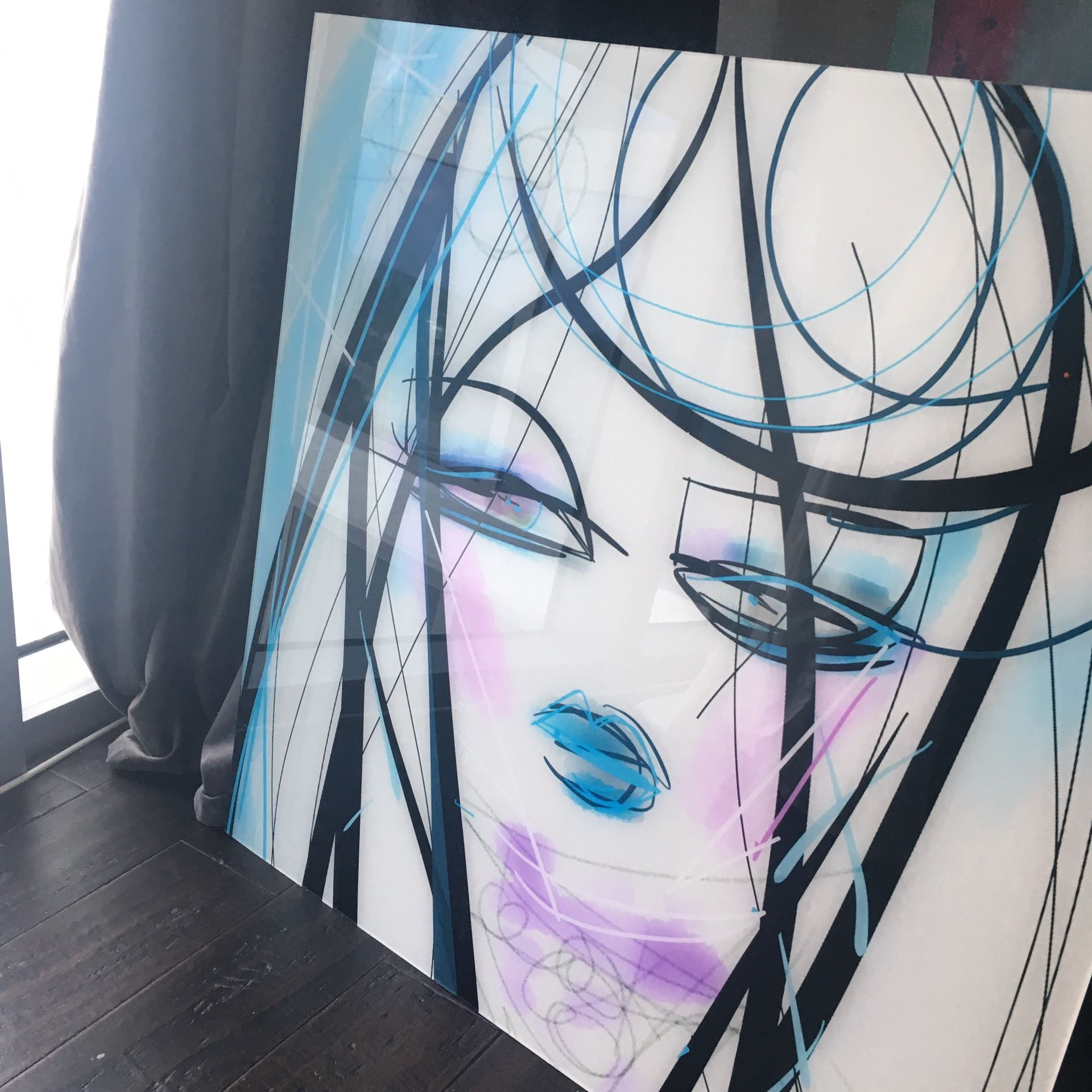 Fine Art Original on Printed Plexiglass