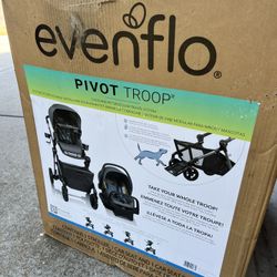 EVENFLO CAR SEAt STROLLER COMBO NEW