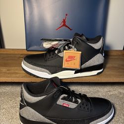 Size 13 - Levi's x Air Jordan 3 Retro SP Black Denim