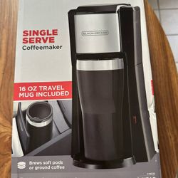 Black & Decker single serve coffee maker