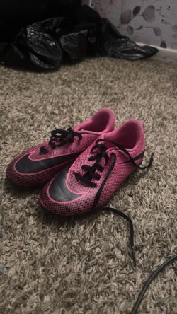 Nike pink cleats