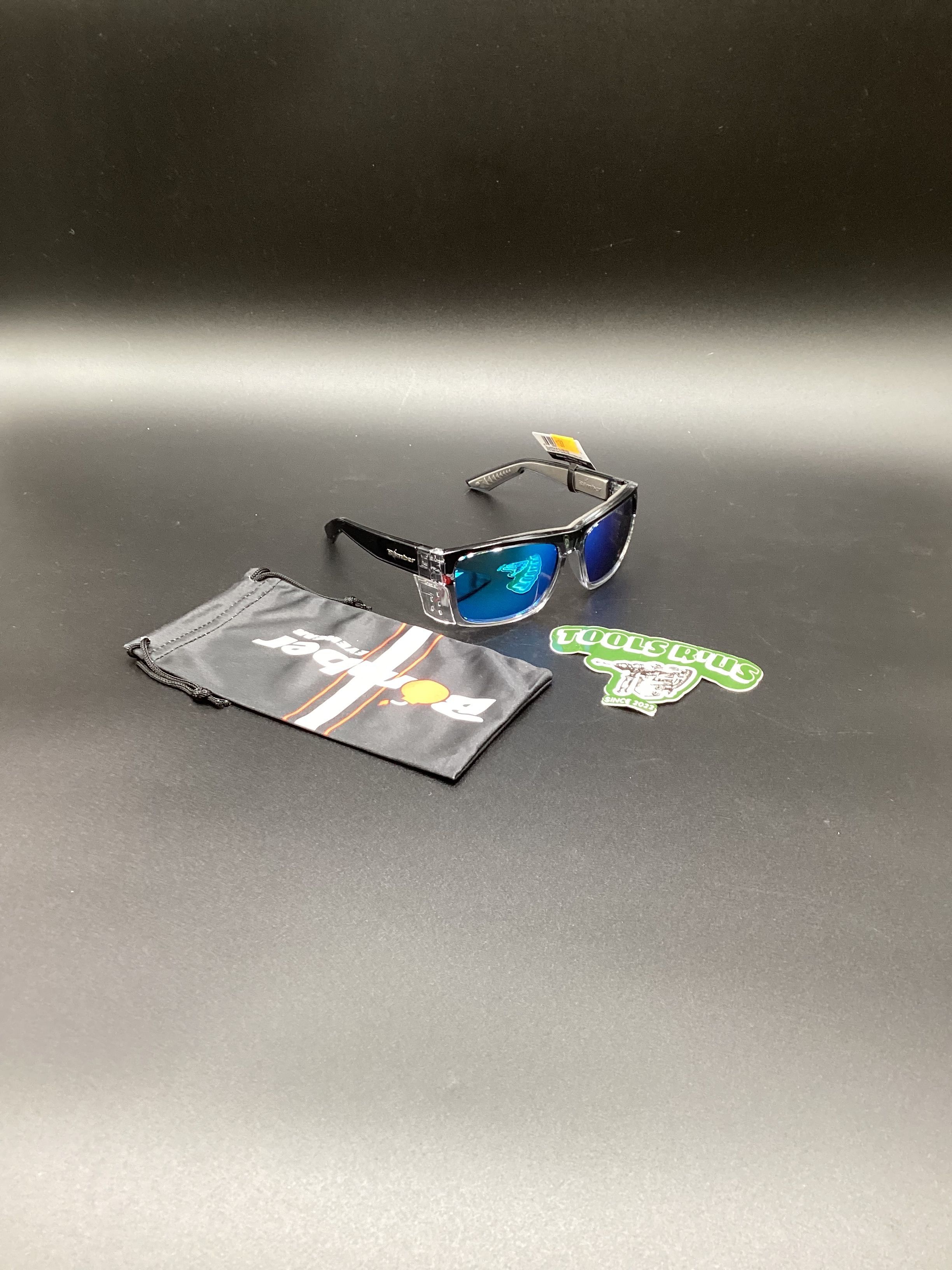 BOMBER EYEWEAR CLUTCH BLUE ICE MIRROR SAFETY GLASSES**(FINANCIAMOS/WE FINANCE)**