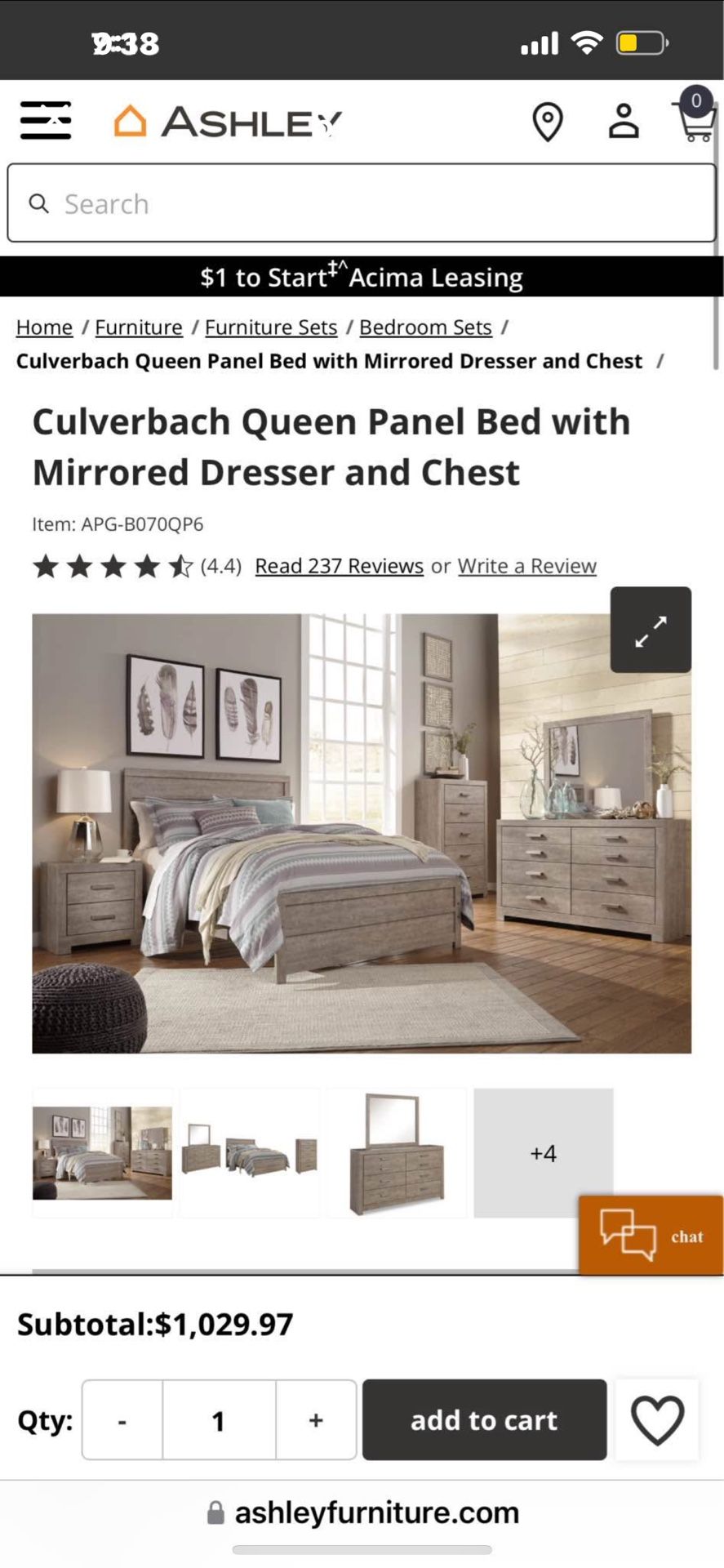 Bedroom Set Culverbach