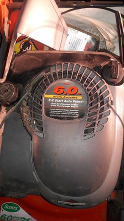 Scotts 6.0 hp briggs and stratton sale