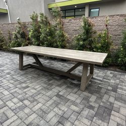 Restoration Hardware Outdoor Teak Dining Table 120”