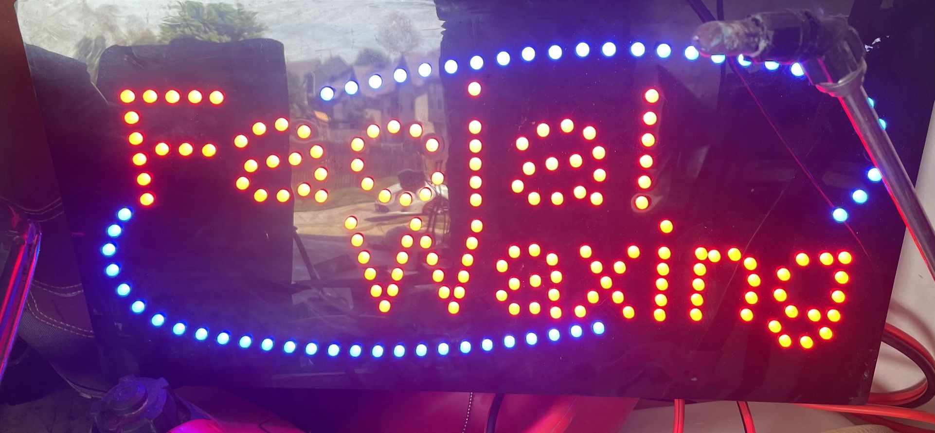 Facial Waxing Neon Sign