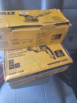 Grinder and drill (both corded)