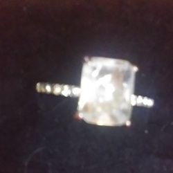Silver Diamond Ring