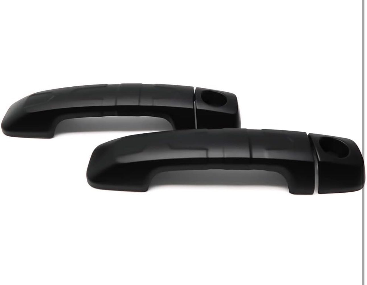 Brand New 4pcs Black Car Exterior Door Handle Cover for Toyota FJ Cruiser XJ10 TRD Off Road 2007 2008-2019 2020 2021 2022, Side Body Door Trim