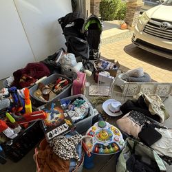 A huge Lot of Clothes, Nerf Guns And More 