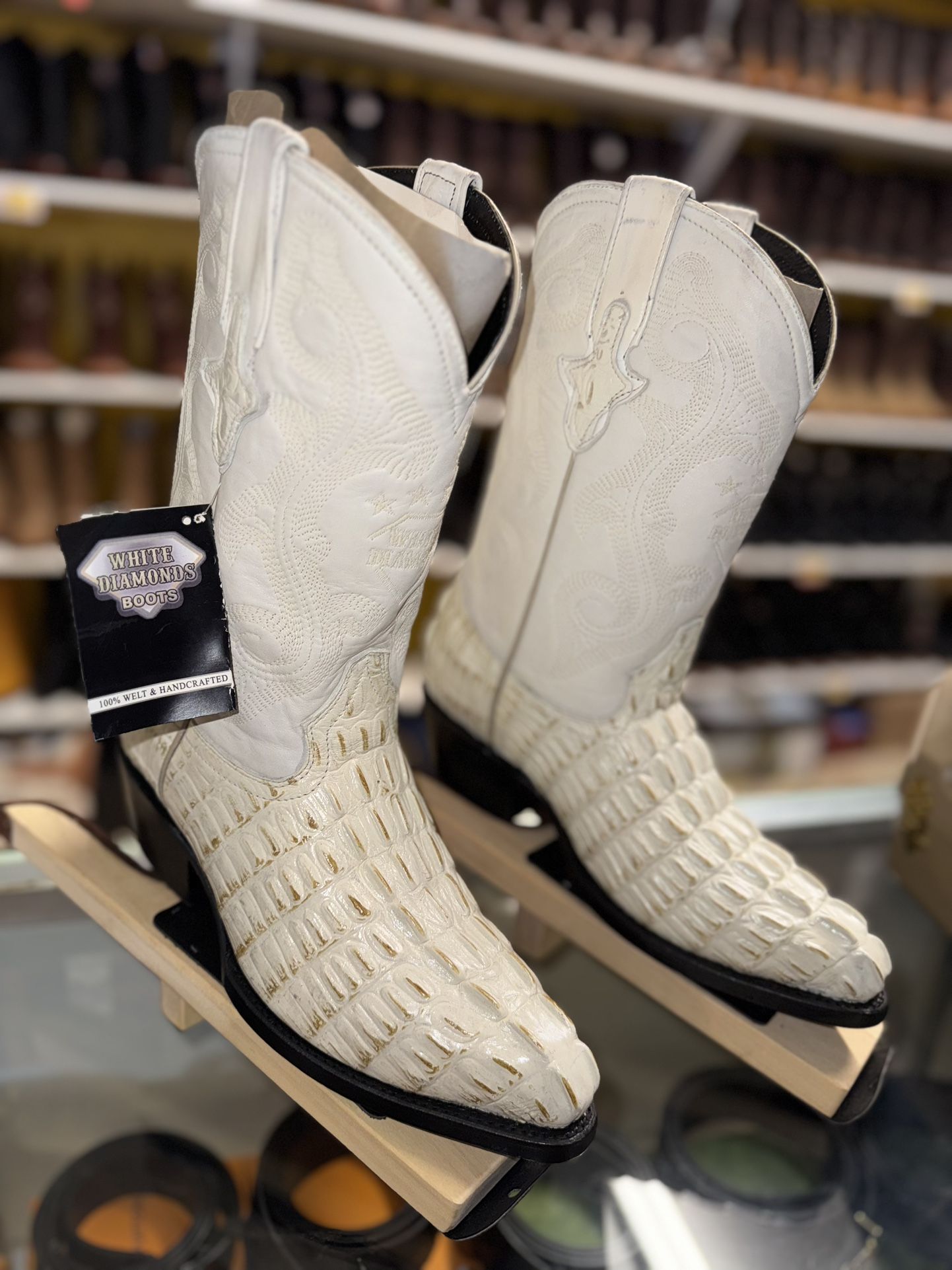 White Diamond Boots