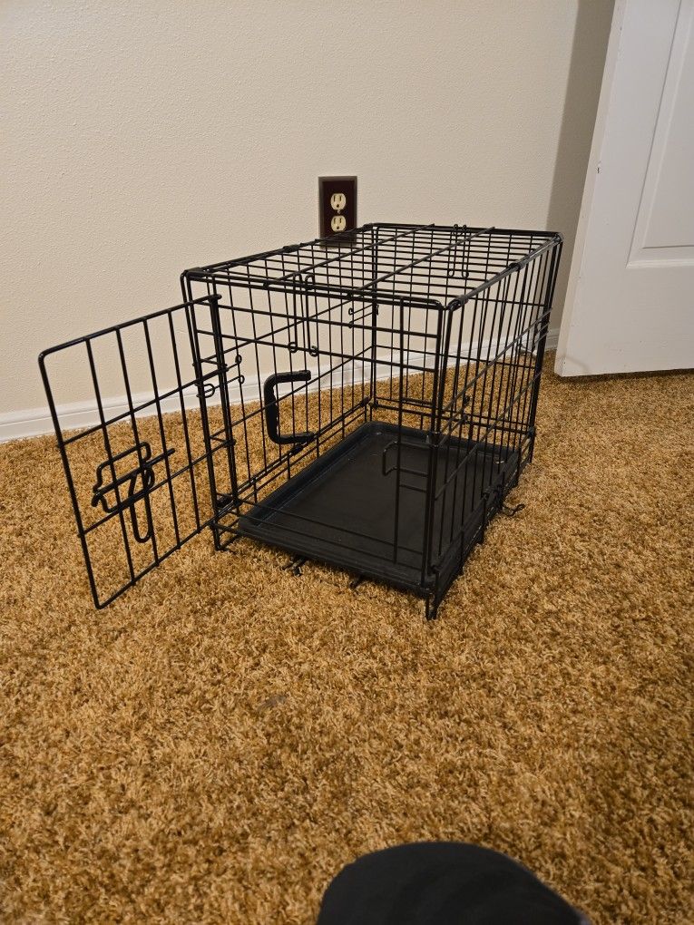 Small Metal Dog Cage 12 X 14 X 18