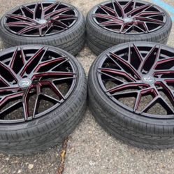 22” PONTIAC G8 CHEVY CAMARO MALIBU SS IMPALA 750 BMW 550 RIMS TIRES CHEVROLET NEW TAKEOFFS 