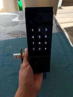 BEBASIA Smart Door Lock Keyless Entry Deadbolt with handle