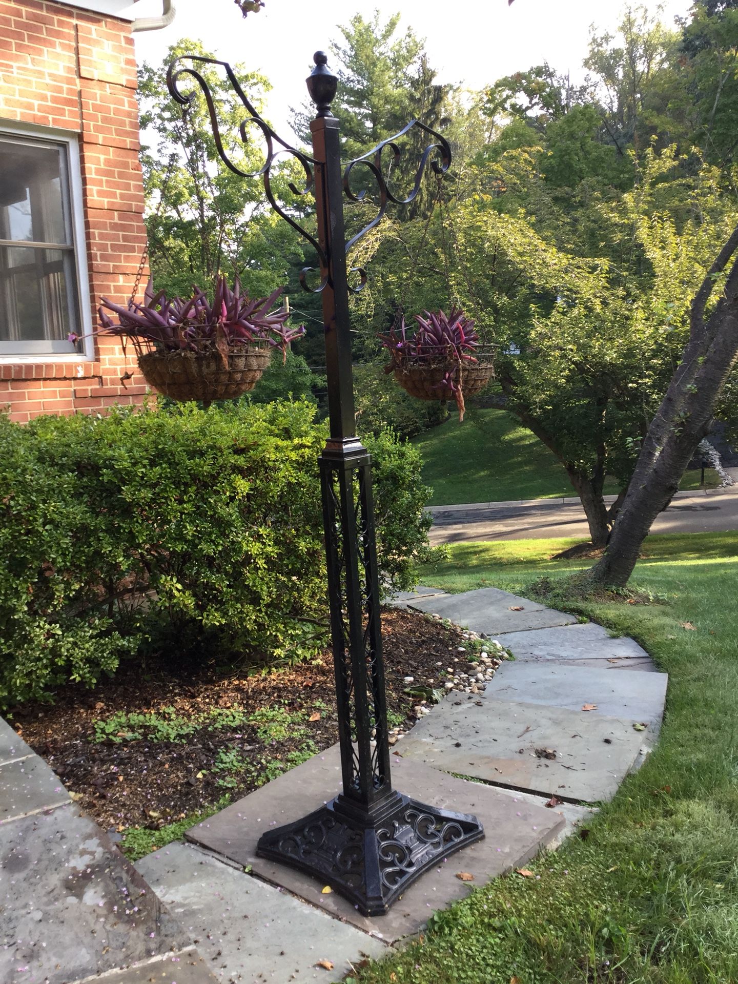 Iron Hanging Plant Stand