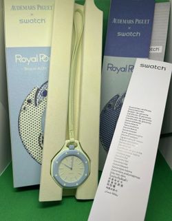 AP x Swatch Royal Pop collab watch