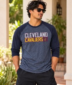 Cleveland Cavaliers 3/4-sleeve raglan t-shirt
