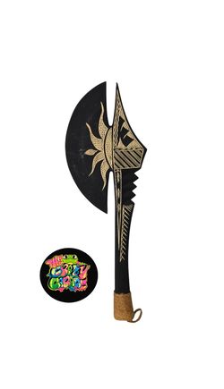 Handcrafted Samoan Axe War Weapon Replica 18" Carving Hawaiian Decor