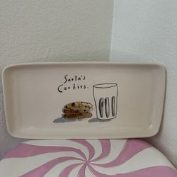 RAE DUNN SANTA’S COOKIES PLATTER