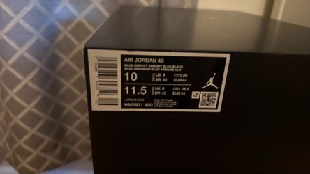 Jordan 40 blue suede