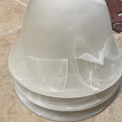 3 Glass Bathroom Globe Replacements 