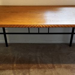 Table For Dining, Desk, Or TV Stand. Sturdy and In Good Used Condition.