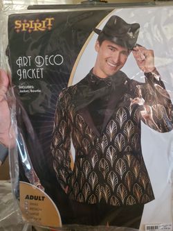 Spirit Art Deco Jacket Costume Adult Small