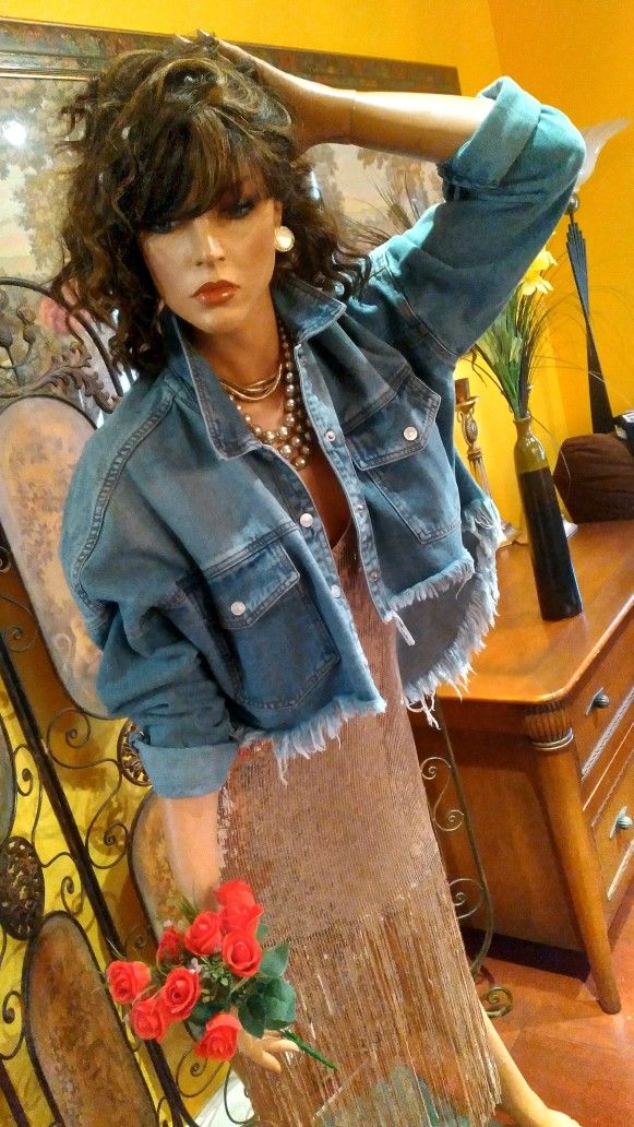 BBJ Los Angeles Denim Jacket. Size M