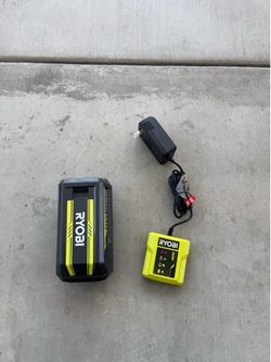 40v ryobi battery 4ah and charger