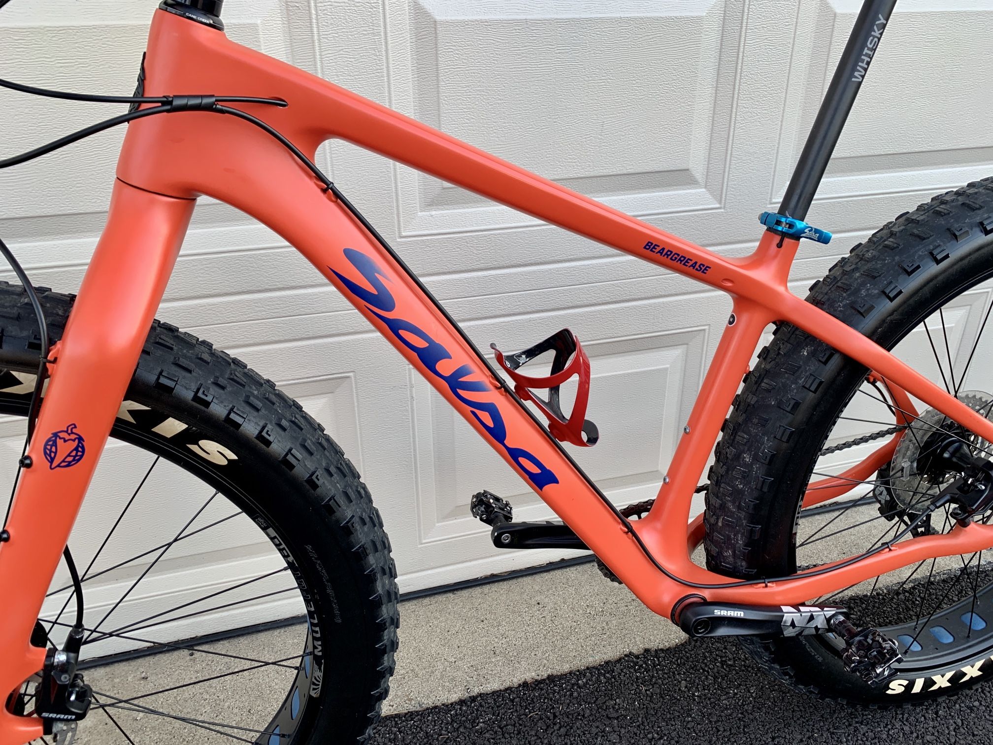 Salsa Beargrease Carbon Fat Tire Bike Medium 27.5 for Sale in
