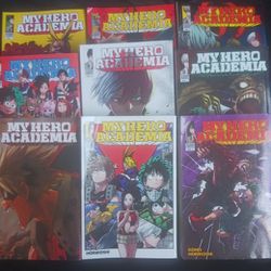 Boku No Hero Academia/ My Hero Academia Volumes 1-9