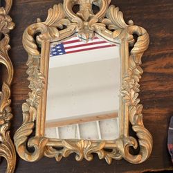 Vintage Gold Mirrors 