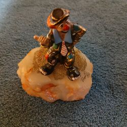 Vintage 1980s Signed Ron Lee Hobo Hitch Hiking Statue