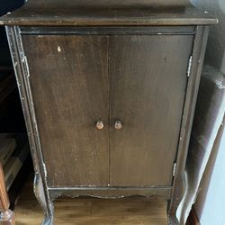Antique Cabinet Music Stand
