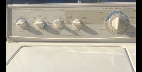KitchenAid 17 cycle / 5 wash/ spin speed