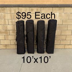 10'x10' Pop Up Canopy, Easy Up Canopy, Instant Portable **$95 Each**