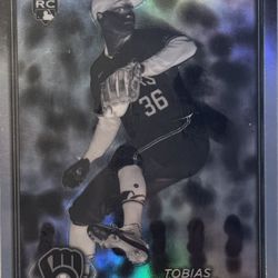 2024 Topps Chrome Update Series Negative Refractor Rookie Tobias Myers