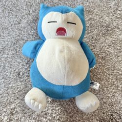 Snorlax Pokemon All Star Collection Sanei Beanie Plush Toy Doll Japan