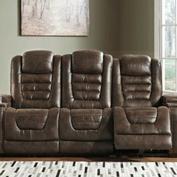 Game Zone Bark Power Reclining Sofa

