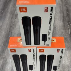 JBL Micrófonos Inalámbricos Recargables 