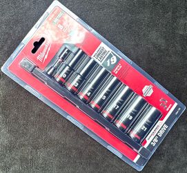 Milwaukee Shockwave 3/8" Drive Metric Impact Socket Set