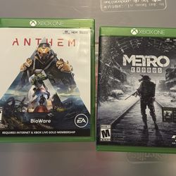 Anthem and Metro Exodus Xbox One Game Bundle