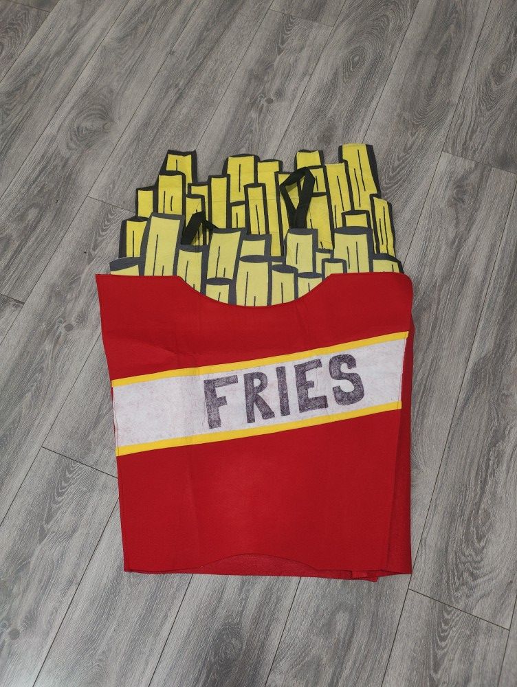 Halloween French Fries Costume 