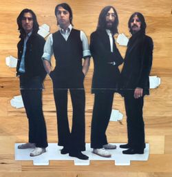 Rare Vintage Original 1995/1996 Beatles Anthology 6ft Promo Standee - 3 Piece Set w/Box