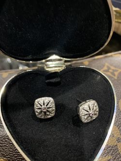 Silver earrings