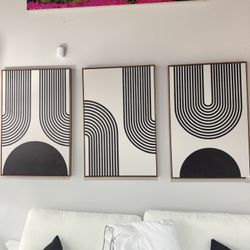 modern wall art set of 3