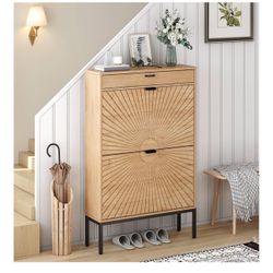 Storage Cabinet Entryway Table 