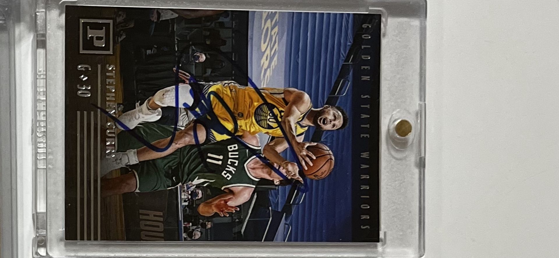 Autographed Steph Curry Card